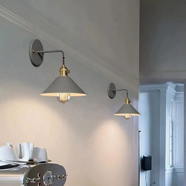 Đèn Tường Kim Loại Sơn Màu Pastel, Decor Tường Phong Cách Hàn Quốc Cực Xinh Phòng Ngủ & Quán Cafe