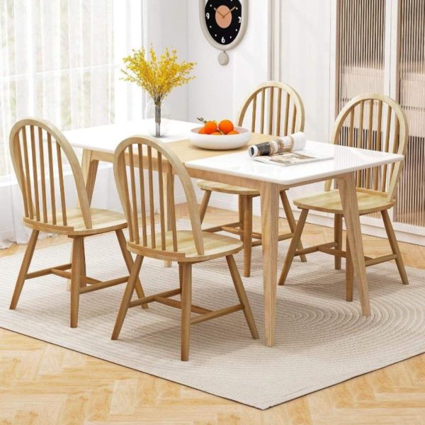 Ghế Gỗ Windsor Tựa Nan Cong Đẹp, Đơn Giản, Phù Hợp Nhiều Không Gian Phong Cách Cổ Điển