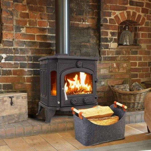 Lò Sưởi Retro Thép Carbon Trang Trí Phòng Khách Cổ Điển Cho Biệt Thự, Homestay, Khách Sạn