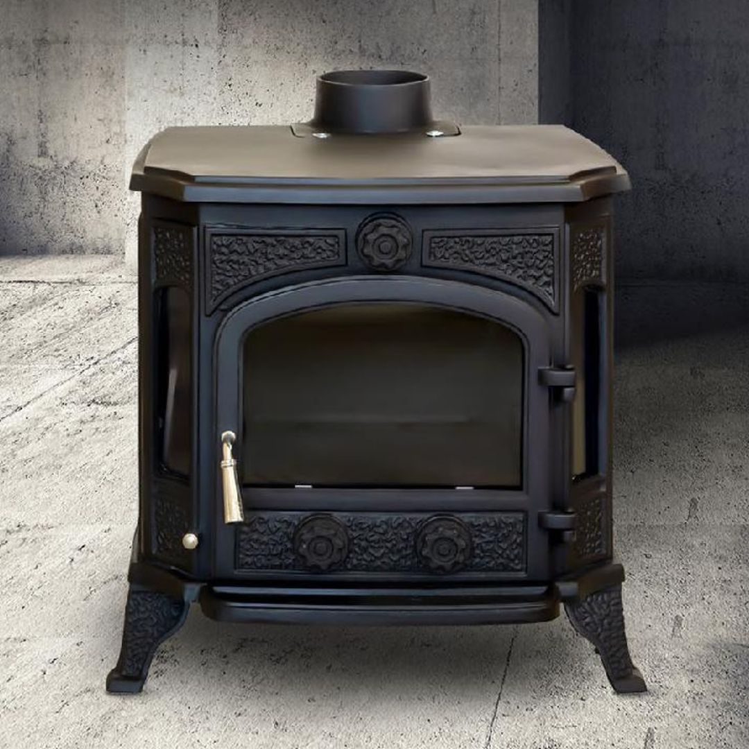 Lò Sưởi Retro Thép Carbon Trang Trí Phòng Khách Cổ Điển Cho Biệt Thự, Homestay, Khách Sạn