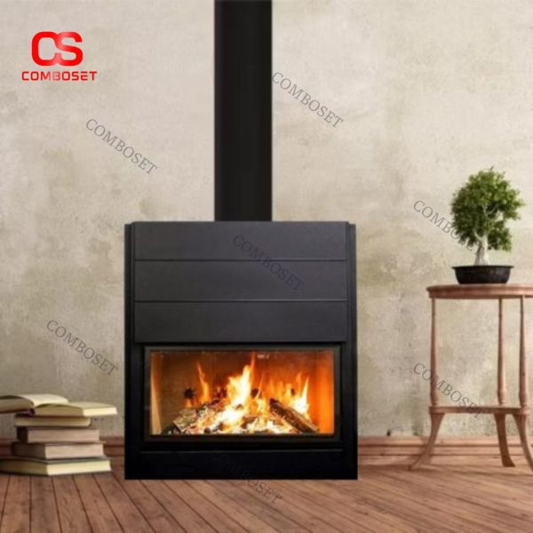 Lò Sưởi Thép Carbon Âm Tường Cao Cấp Sưởi Ấm Phòng Khách, Khách Sạn, Phong Cách Châu Âu