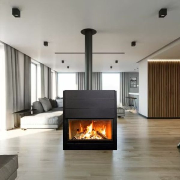 Lò Sưởi Thép Carbon Âm Tường Cao Cấp Sưởi Ấm Phòng Khách, Khách Sạn, Phong Cách Châu Âu