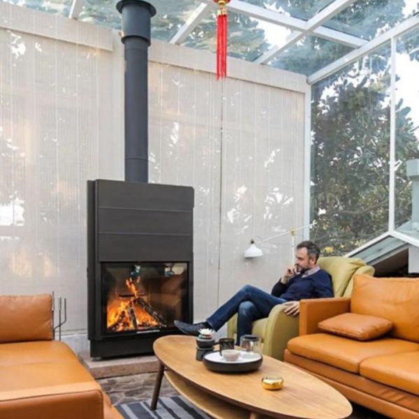 Lò Sưởi Thép Carbon Âm Tường Cao Cấp Sưởi Ấm Phòng Khách, Khách Sạn, Phong Cách Châu Âu