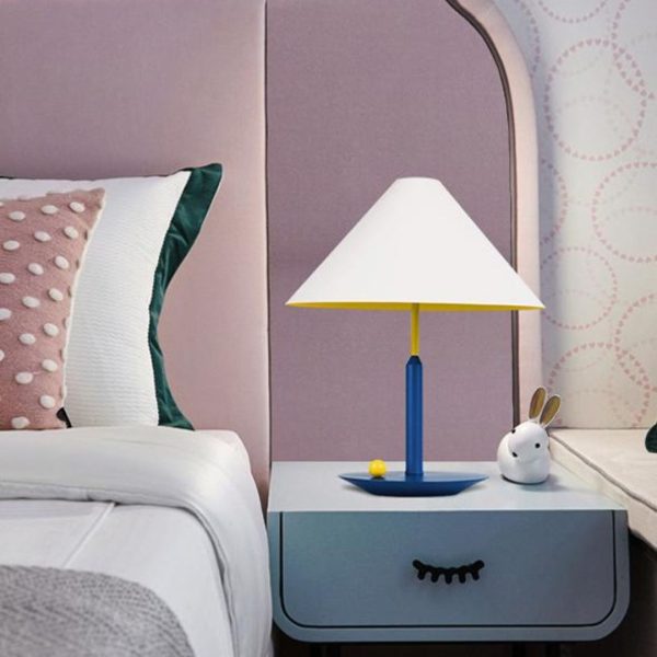 Đèn Bàn Hình Ô Dù Màu Sắc Sáng Tạo Decor Phòng Ngủ Cho Bé, Bàn Học Tập