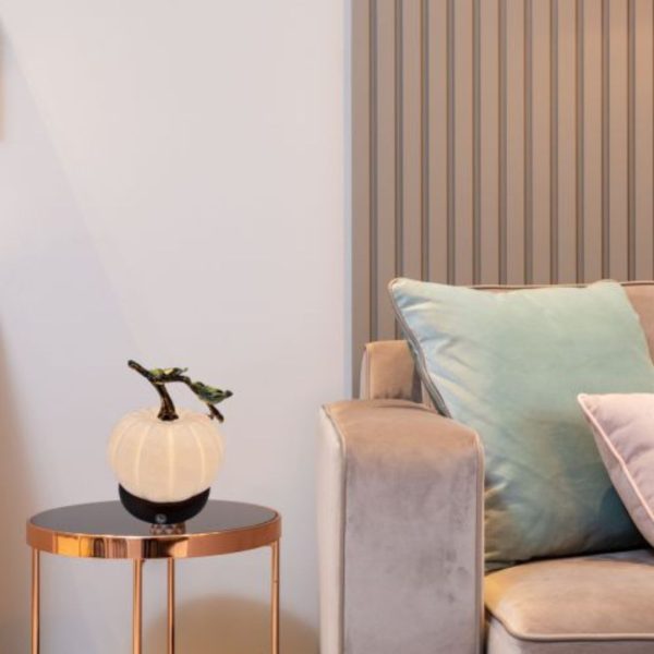 Đèn Bàn Thủy Tinh Quả Bí Ngô Nhiều Màu Dễ Thương Decor Nội Thất Hiện Đại