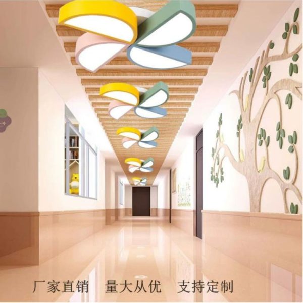 Đèn Ốp Trần LED Phòng Ngủ Phong Cách Hiện Đại Màu Sắc Trẻ Trung, Bảo Vệ Mắt
