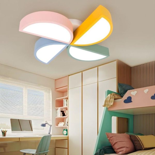 Đèn Ốp Trần LED Phòng Ngủ Phong Cách Hiện Đại Màu Sắc Trẻ Trung, Bảo Vệ Mắt