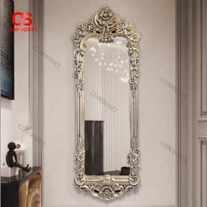 Gương Đứng Toàn Thân Khung Cổ Điển Phong Cách Hoàng Gia Châu Âu