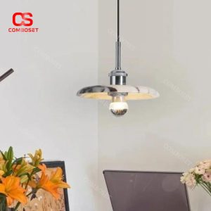 Đèn Thả Trần Đá Marble Tự Nhiên Cao Cấp, Phong Cách Hiện Đại Cho Nội Thất