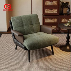 Ghế Sofa Đơn Sang Trọng Cổ Điển Khung Gỗ Chắc Chắn Decor Phòng Làm Việc, Tiếp Khách, Phòng Họp Công Ty