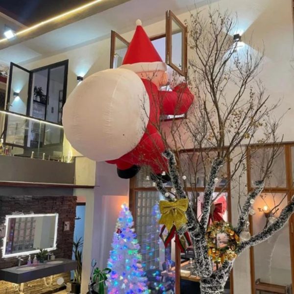 Mô Hình Trang Trí Noel Bơm Hơi Chống Thấm Nước Trang Trí Mái Hiên, Cửa Nhà, Lan Can Mùa Lễ Giáng Sinh