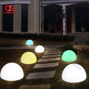 Đèn Bán Cầu Phát Sáng Nhiều Màu Decor Hồ Bơi, Sân Vườn, Lối Đi