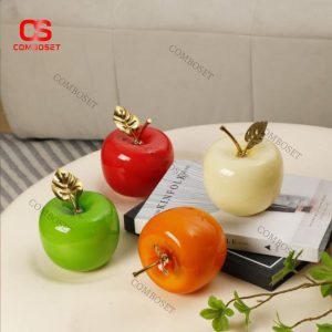 Đèn Bàn Quả Táo Thuỷ Tinh Nhiều Màu Làm Quà Tặng Sinh Nhật, Decor Phòng Ngủ Cho Trẻ