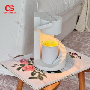 Đèn Bàn Xông Tinh Dầu Cầu Thang Xoắn Ốc Hiện Đại Độc Đáo Decor Bàn Làm Việc