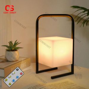 Đèn Led Hình Lập Phương Khung Kim Loại Tiện Dụng, Chống Thấm Nước