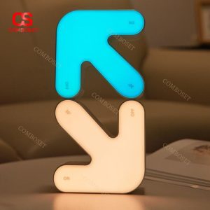 Đèn Ngủ Hình Mũi Tên Chạm Đổi Màu Trang Trí Phòng Ngủ Hiện Đại, Bàn Làm Việc