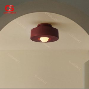 Đèn Ốp Trần Hình Trụ Tối Giản Phong Cách Retro Hiện Đại Nhỏ Gọn Cho Lối Đi, Hành Lang