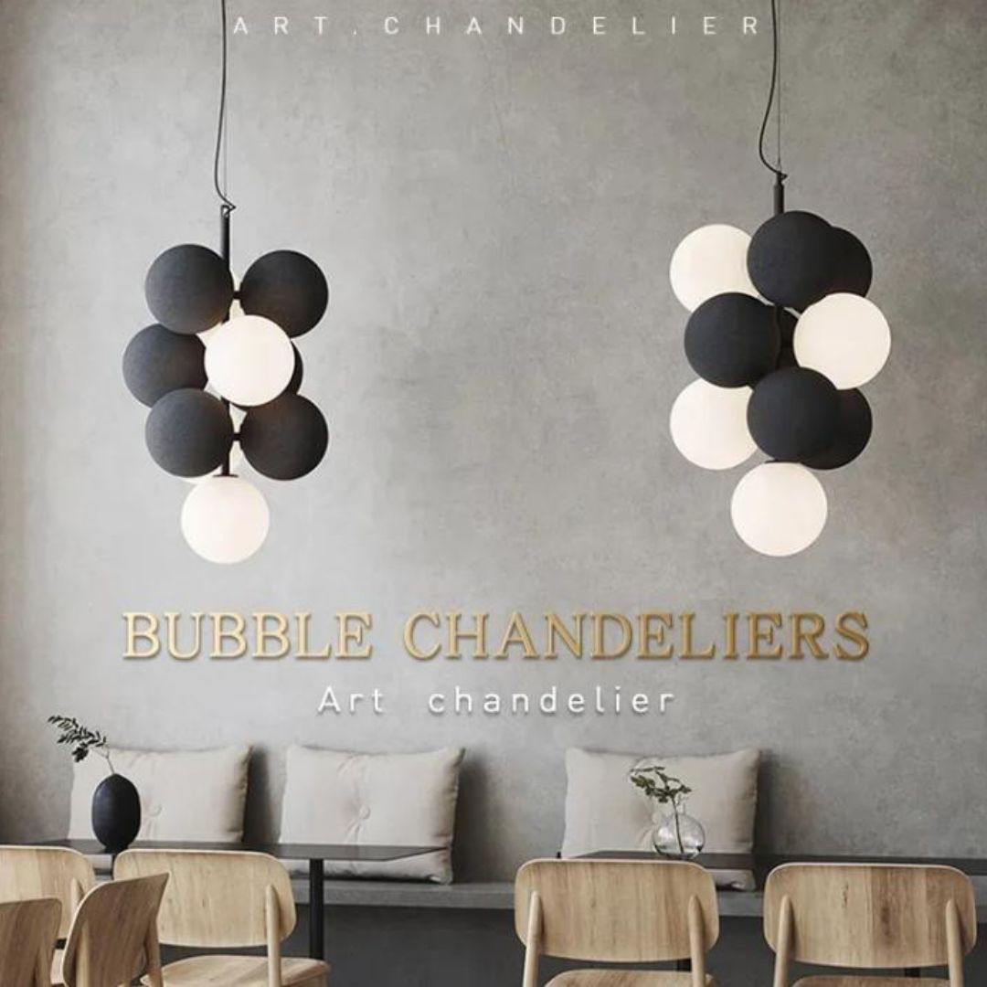 Đèn Thả Chao Tròn Vải Nỉ PVC Nghệ Thuật Decor Phòng Ngủ Em Bé, Khu Vui Chơi, Trung Tâm Thương Mại