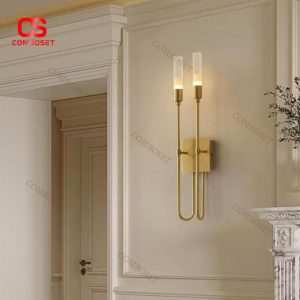 Đèn Tường Đôi Chao Acrylic Cao Cấp Cho Không Gian Hiện Đại, Chiếu Sáng Lối Đi