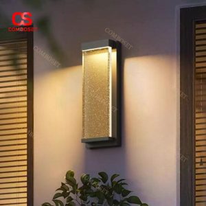 Đèn Tường Thủy Tinh Ngoài Trời Hiện Đại Chống Thấm Nước Cho Nhà Phố Và Biệt Thự