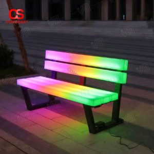 Ghế Băng Ngoài Trời Phát Sáng Nhiều Màu Chống Thấm Nước Dành Cho Công Viên, Sảnh Tiệc, Resort