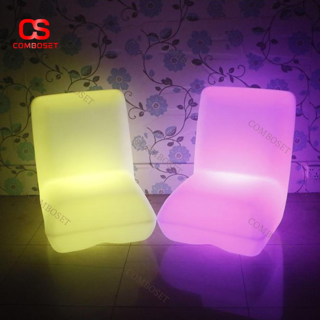 Ghế LED Hình Bánh Mì 16 Màu Sắc Sống Động, Chống Nước, Dành Cho Trang Trí Sự Kiện