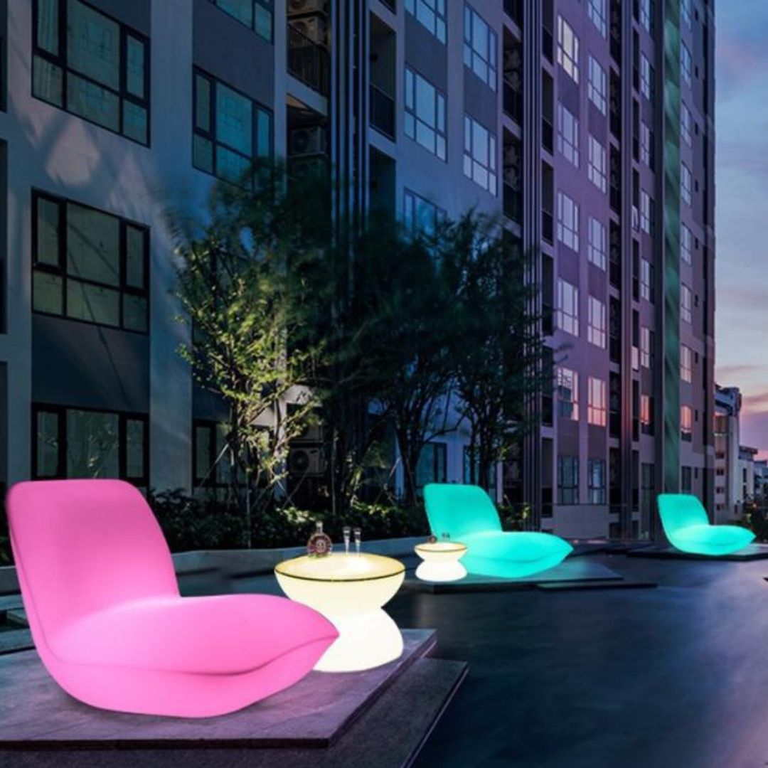 Ghế LED Hình Bánh Mì 16 Màu Sắc Sống Động, Chống Nước, Dành Cho Trang Trí Sự Kiện