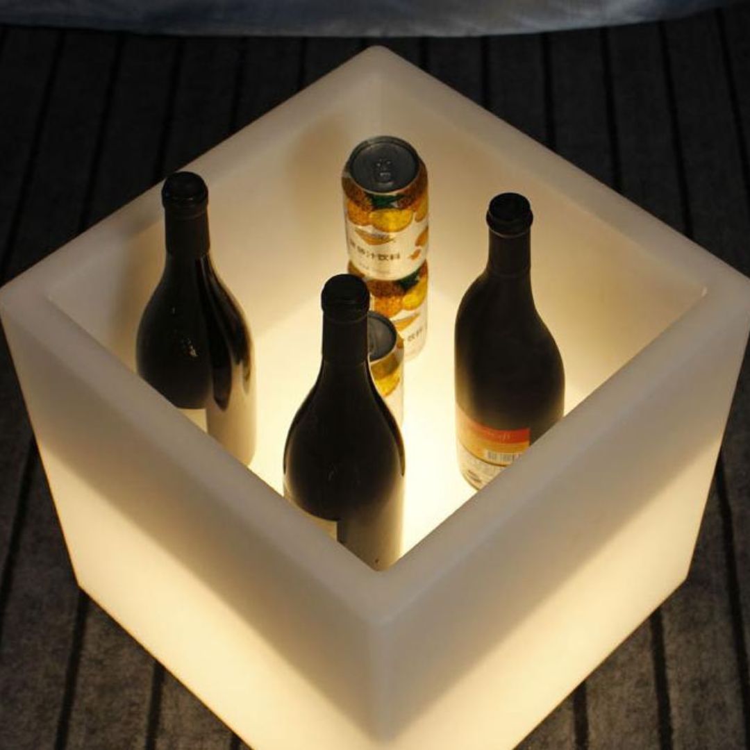 Kệ Hộp Phát Sáng 16 Màu Chống Nước Decor Phòng Tiệc Và Lounge