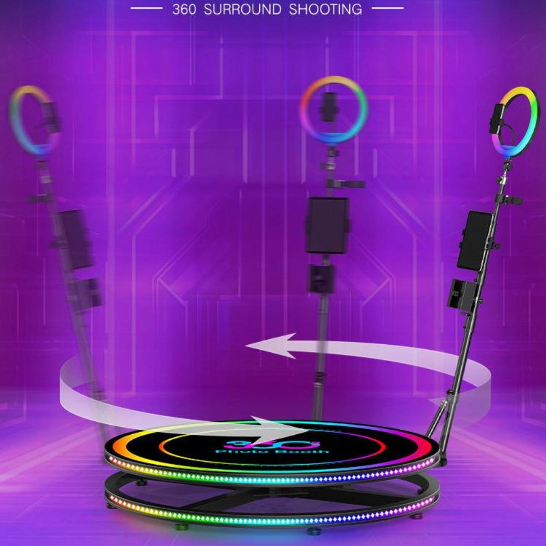 Máy Quay Video 360 Photo Booth Cho Tiệc Cưới, Sinh Nhật, Sự Kiện