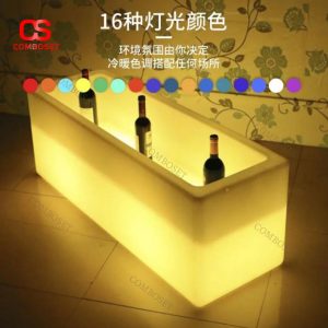 Thùng Đá LED Đổi 16 Màu Điều Khiển Từ Xa Trang Trí Bar, Tiệc Ngoài Trời