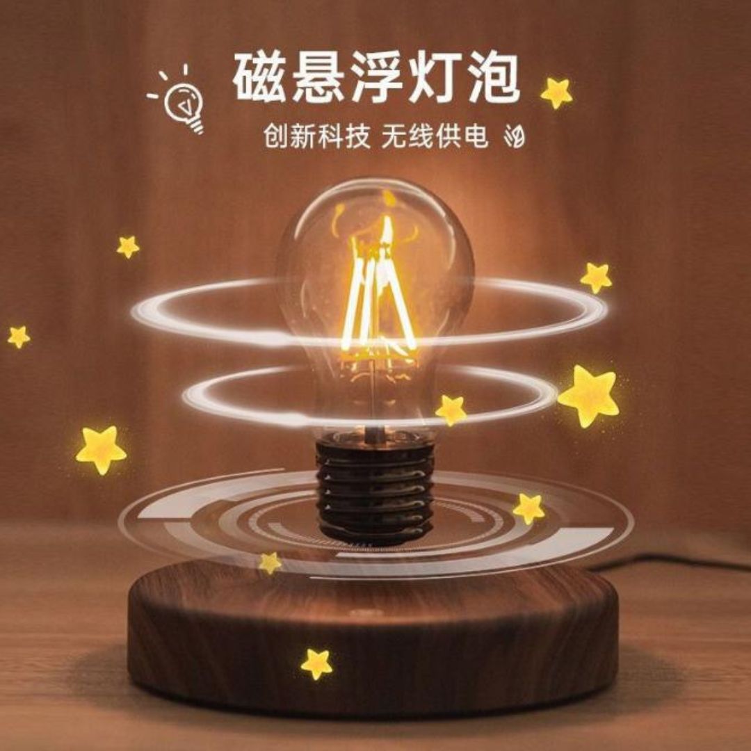 Đèn Bàn Bóng Đèn Từ Tính Lơ Lửng Mẫu Trang Trí Sang Trọng Hiện Đại, Quà Tặng