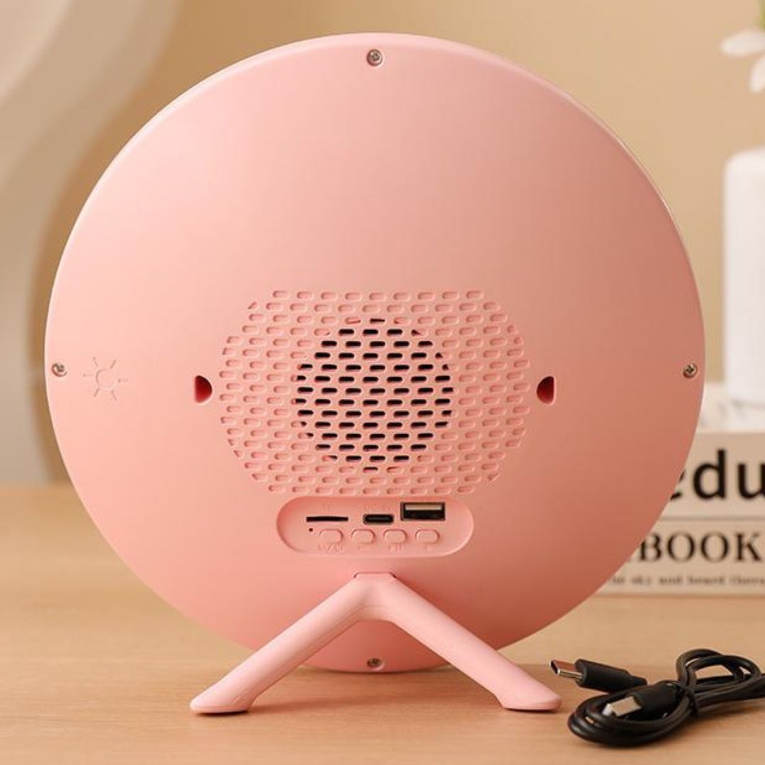 Đèn Bàn Hoàng Tử Bé Và Trăng Nhân Vật Hoạt Hình Dễ Thương Loa Bluetooth, Cổng Sạc USB, Làm Quà Tặng