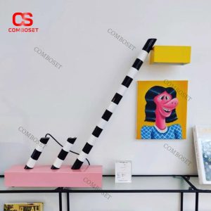 Đèn Bàn Nghệ Thuật Sọc Đen Trắng Thiết Kế Độc Lạ Cho Không Gian Hiện Đại