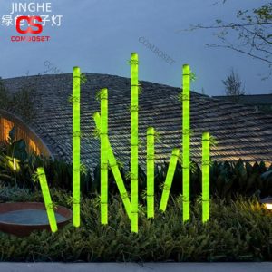 Đèn Cây Tre Sân Vườn Trang Trí Ngoại Cảnh, Khu Vườn, Quán Cafe Sáng Tạo