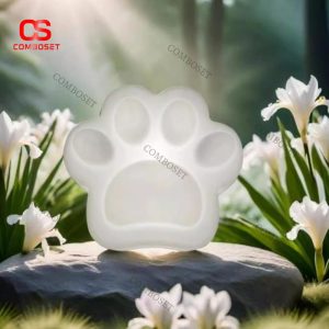 Đèn LED Hình Bàn Chân Mèo Decor Check-in Đêm Phát Sáng RGB Lung Linh Ngoài Trời