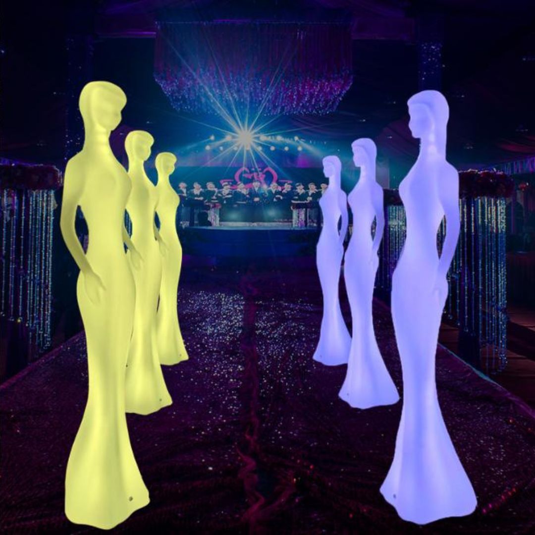 Đèn LED Hình Cô Gái Decor Sảnh Tiệc Sự Kiện Sang Trọng Nội - Ngoại Thất, Kèm Remote