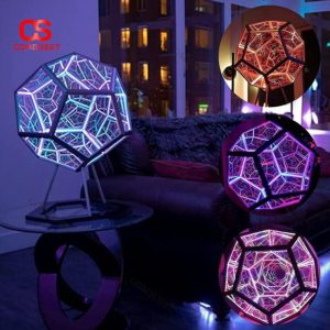 Đèn LED Khối Rubik 3D Ánh Sáng Ma Trận Decor Phòng Làm Việc Siêu Ấn Tượng