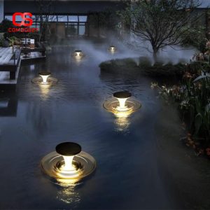 Đèn Nổi Hồ Bơi Năng Lượng Mặt Trời Chống Nước Ánh Sáng Lung Linh Trang Trí Sân Vườn Hiện Đại