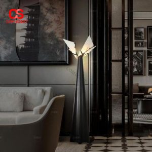 Đèn Sàn Marble Thiết Kế Cánh Mở Tinh Xảo Mang Đậm Chất Nghệ Thuật Hiện Đại