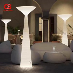 Đèn Trụ Cao Ngoài Trời Thiết Kế Tối Giản Cho Quán Café – Lounge – Khu Nghỉ Dưỡng