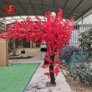 Cây Hoa Giấy Giả Tán Nghiêng Cao Cấp Trang Trí Sân Vườn Sảnh Ngoài Trời Sang