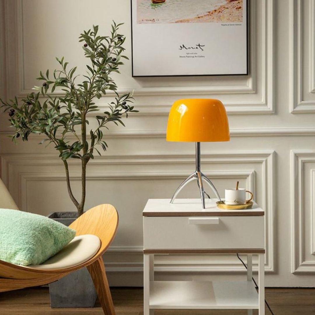 Đèn Bàn Chụp Màu Sắc Hiện Đại Trang Trí Sang Trọng Cho Không Gian Sống