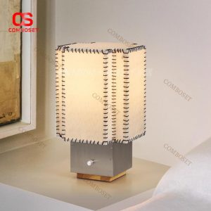 Đèn Bàn Giấy Kiểu Nhật Ánh Sáng Dịu Nhẹ Hoàn Hảo Cho Góc Thư Giãn