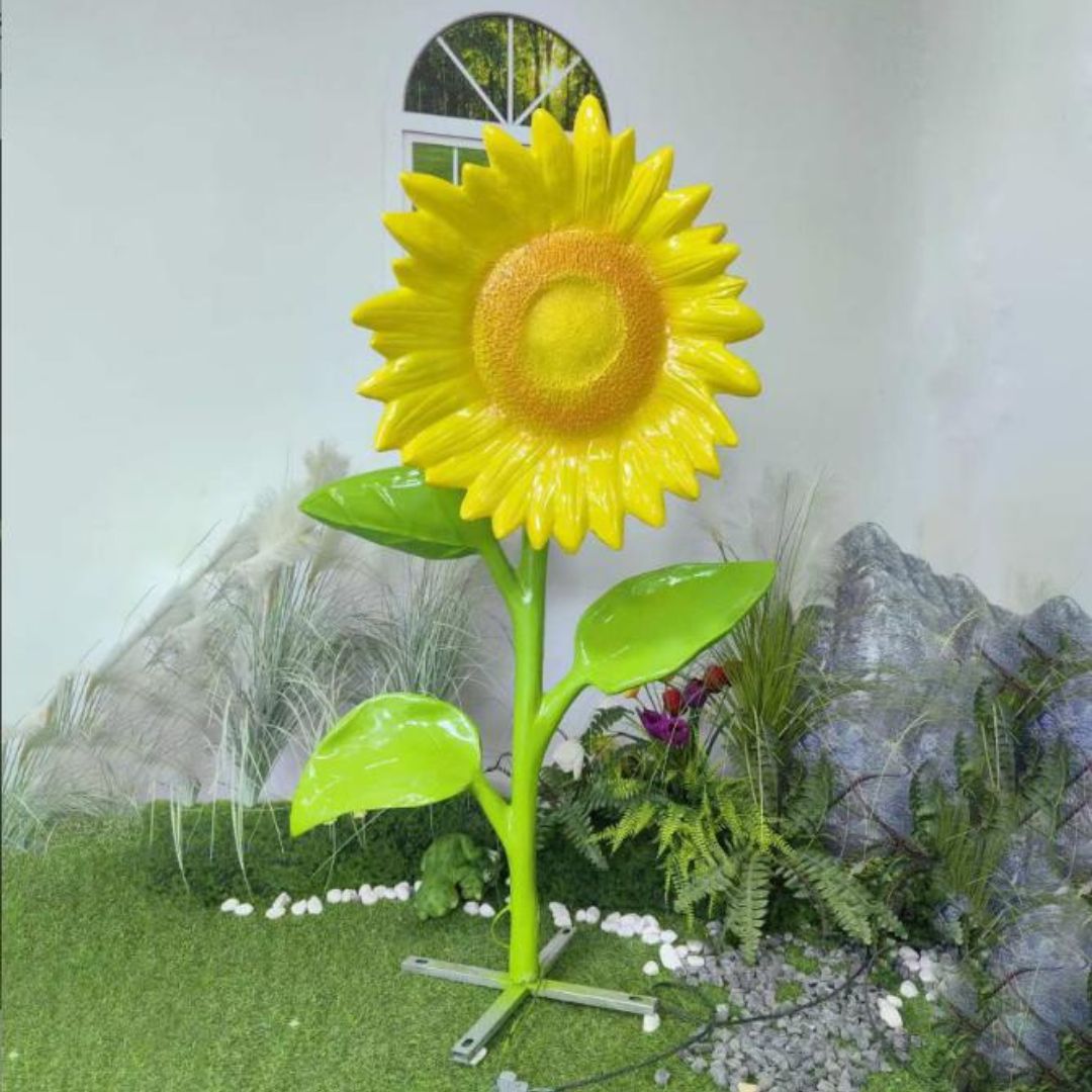 Đèn Hoa Hướng Dương Phát Sáng Trang Trí Quán Cafe, Sân Vườn, Sự Kiện