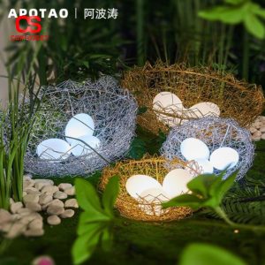 Đèn Tổ Trứng LED Mô Phỏng Thật Huyền Ảo Cho Sân Vườn, Cành Cây, Ngoại Cảnh