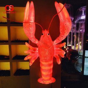 Đèn Tôm Hùm Màu Đỏ Nổi Bật Dành Cho Quán Bar, Nhà Hàng, Homestay