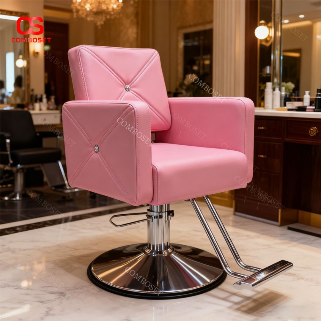 Ghế Cho Salon Tóc, Nâng Hạ Và Xoay Hiện Đại