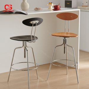 Ghế Quầy Bar, Xoay, Ghế Quầy Bar Tựa Lưng Cao Tại Nhà