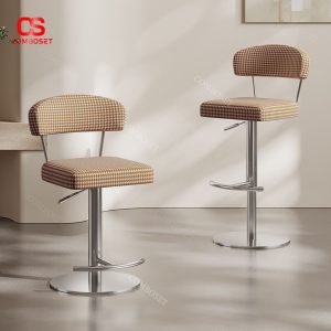 Ghế Quầy Bar Nâng Cao Cấp, Thiết Kế Xoay Linh Hoạt, Kiểu Dáng Nhẹ Nhàng,