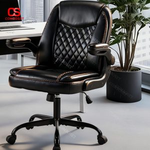 Ghế Văn Phòng Bọc Da Cao Cấp, Hỗ Trợ Thắt Lưng